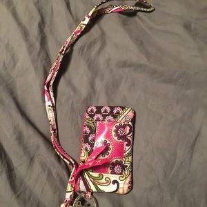 Vera Bradley Landyard and Coin Purse